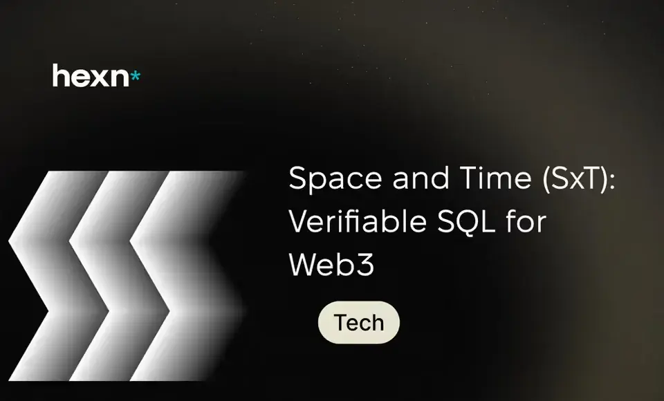 Space and Time (SxT): Verifiable SQL for Web3