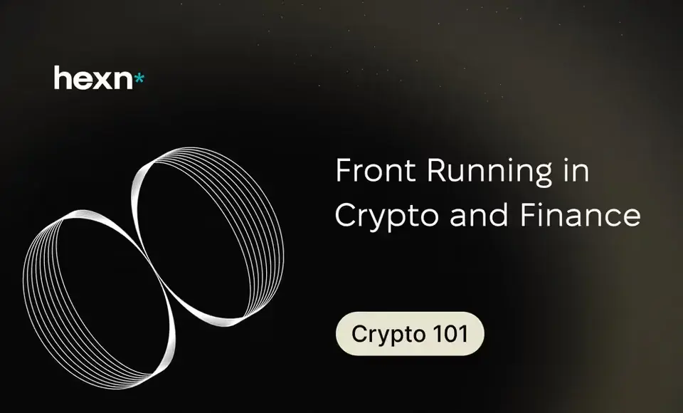 Front Running in Crypto and Finance