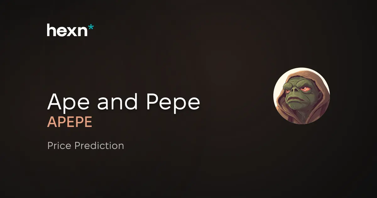 Ape and Pepe price prediction
