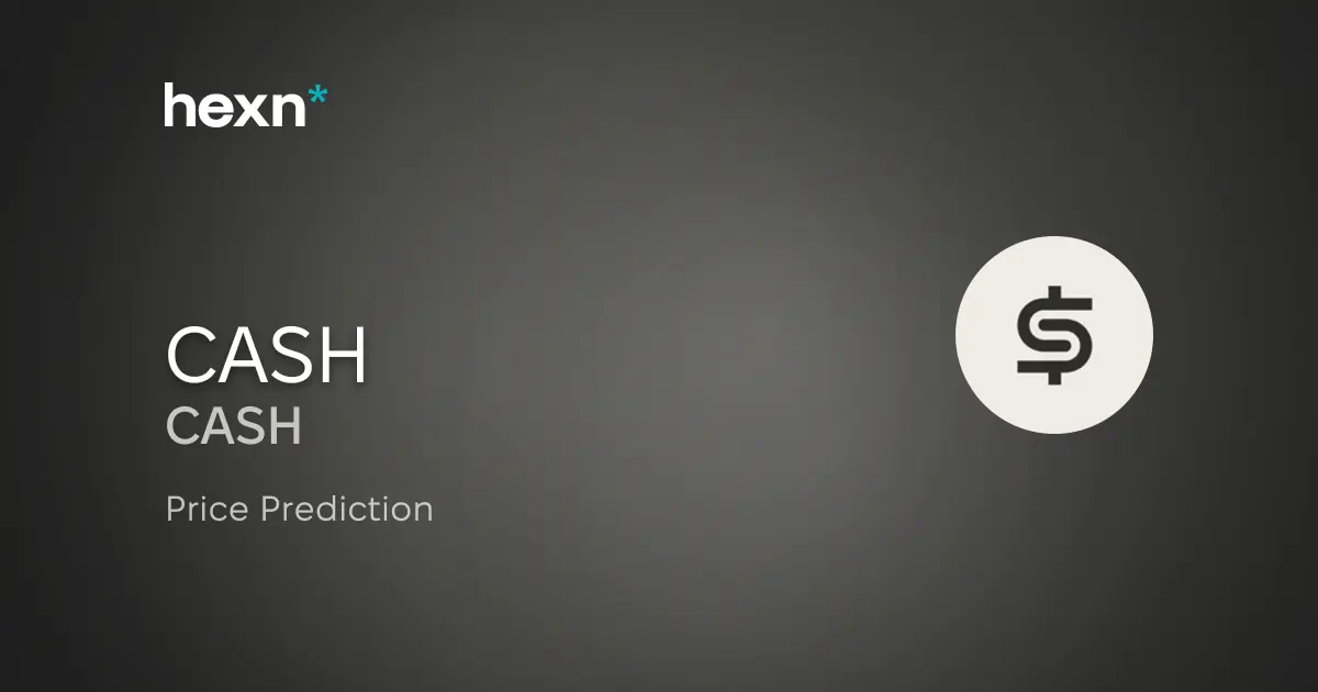CASH price prediction
