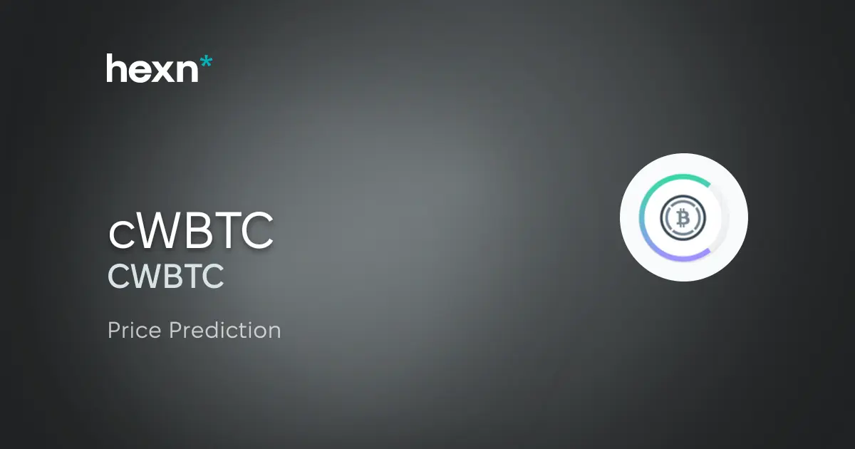 cWBTC price prediction