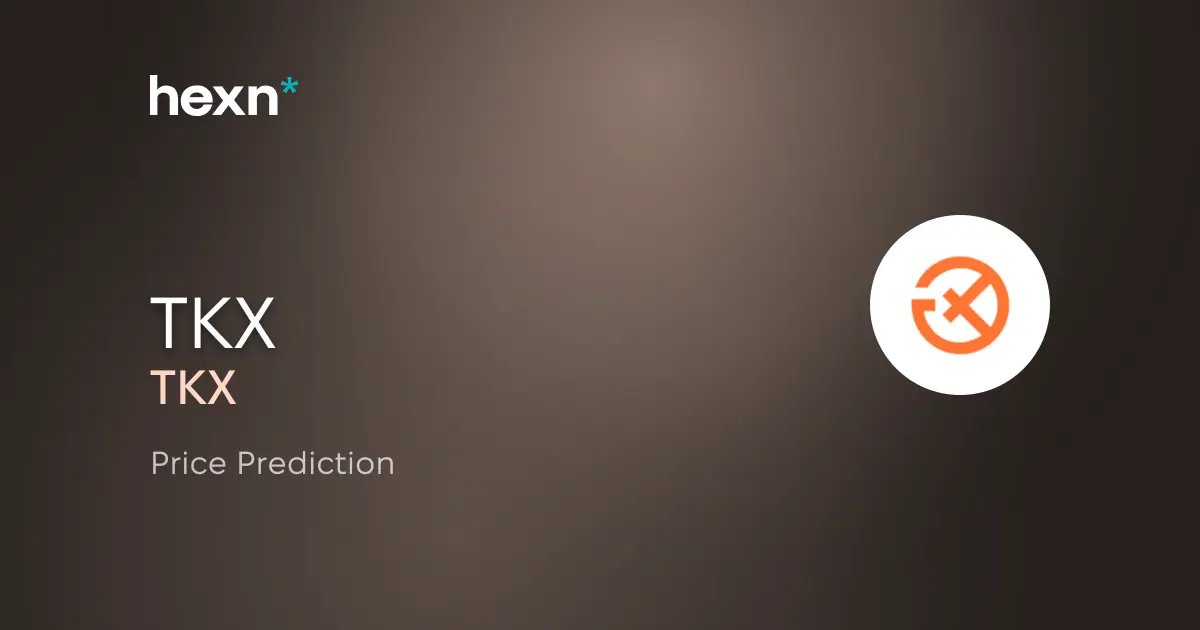 Tokenize Xchange price prediction