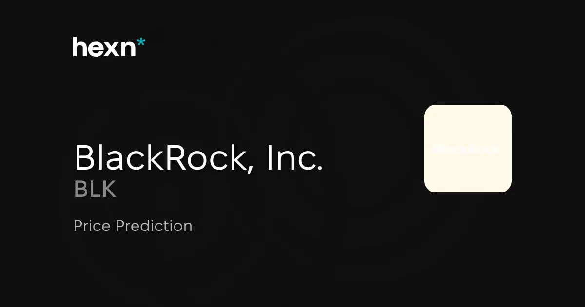 BlackRock, Inc. price prediction