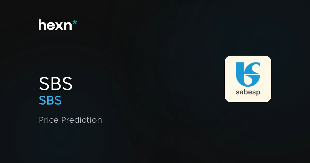 Companhia de Saneamento Básico do Estado de São Paulo - SABESP price prediction