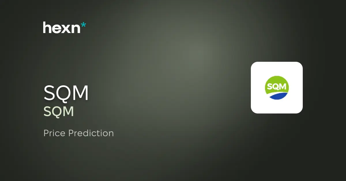 Sociedad Química y Minera de Chile S.A. price prediction