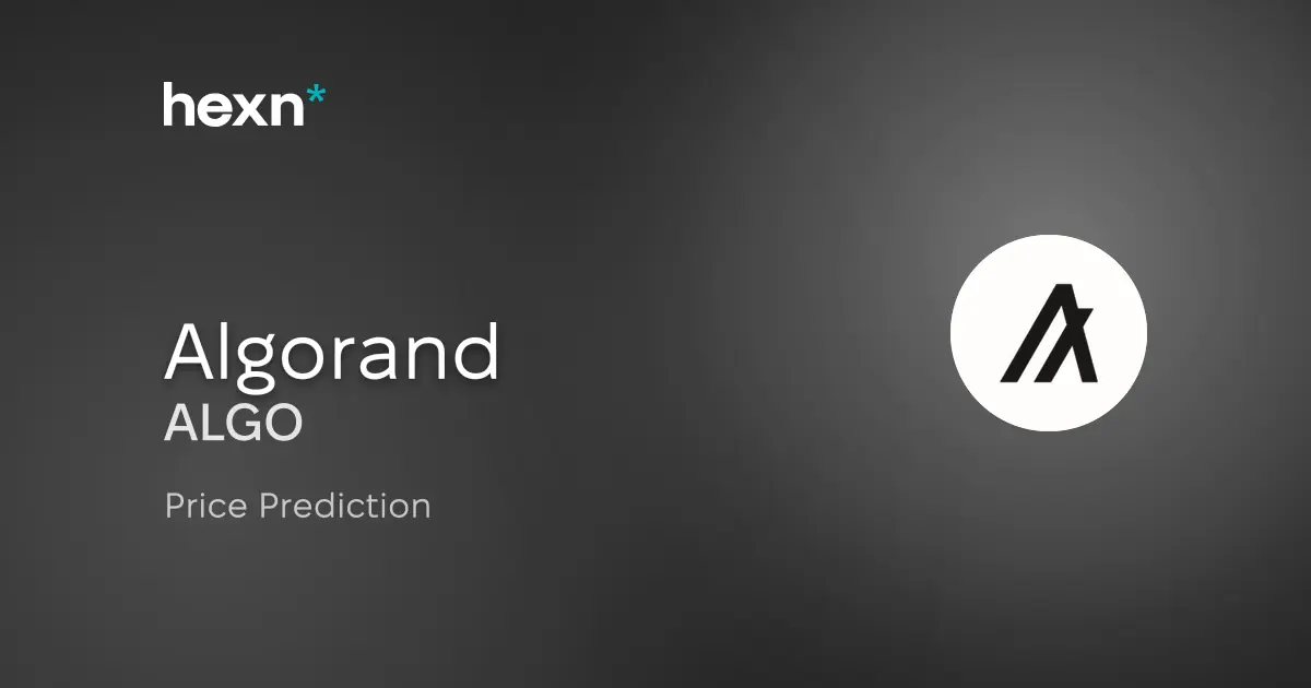 Algorand price prediction